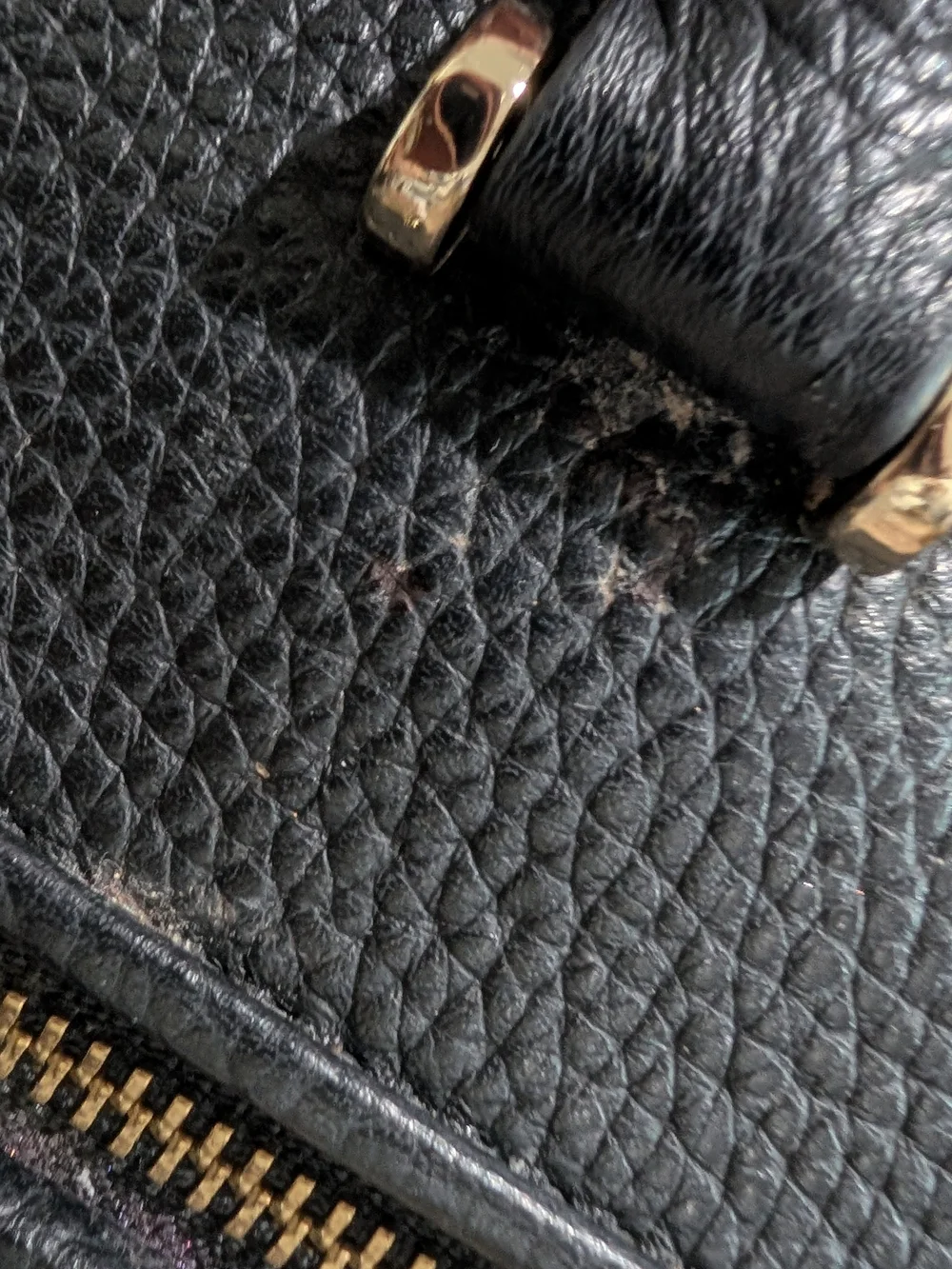 Kate Spade Black Leather Tassel Satchel